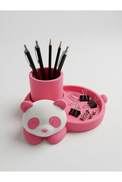 MYCRAFT3D Panda Tasarımlı Masaüstü Kalemlik ve Organizer – Çok Amaçlı Ofis Dü...