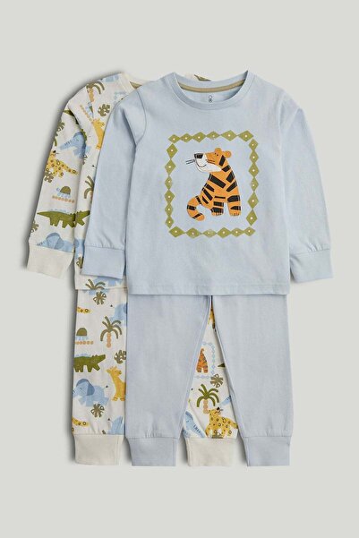 MOTHERCARE طقم بيجامات سفاري مكون من قطعتين