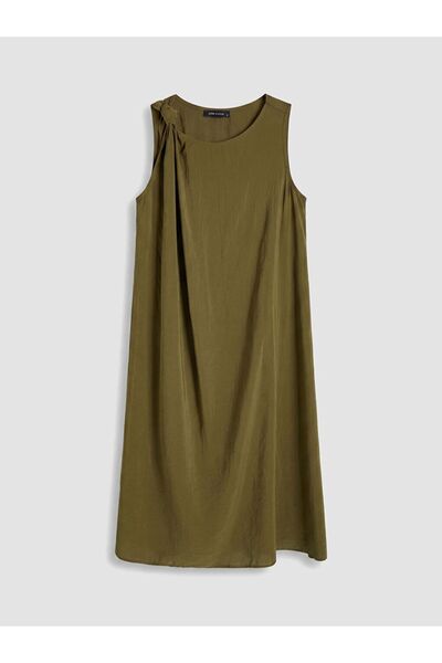 LC Waikiki Lcw Vision Modal Blend Gathered Dress