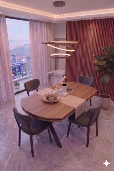Avenza living Nova Serisi Modern Yemek Masası Takımı - 4 Kişilik Salon & Mutf...