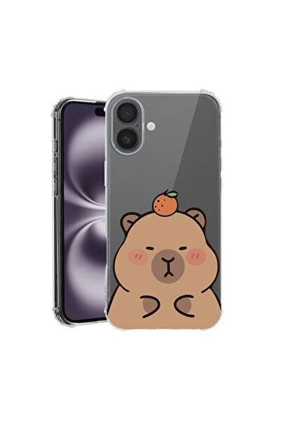 bestcase Husă Antișoc pentru Apple iPhone 16, Capibara Drăguță, 1828630 AS 2023