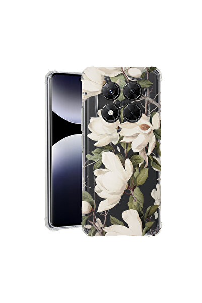 bestcase Husă Antișoc pentru Xiaomi Redmi Note 14 Pro 4G, Design Floral cu Ma...
