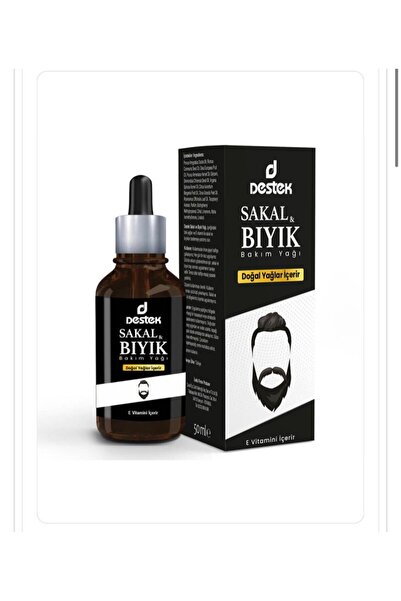 Destek Sakal Bıyık Bakım Yağı 50 Ml