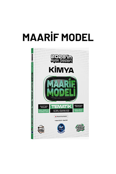 Çap Yayınları 2028 Üniversiteye Hazırlık Kimya Ders Platosu Maarif Modeli Tem...