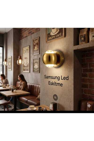 FİLİZ MODERN METAL ESKİTME RENK 2*5W SAMSUNG LEDLİ APLİK