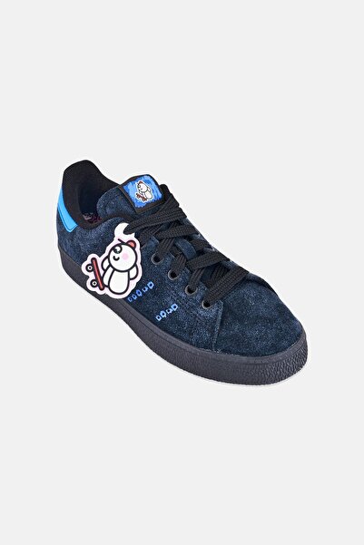 adidas Kids Boy Stan Smith Lace Up Outdoor Sneakers, Core Black