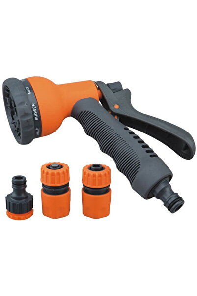 Other Set pistol pentru udat 8 functii + conectori furtun (plastic)