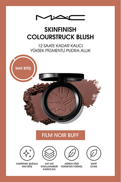 M.A.C Skinfinish Colourstruck Blush 12 Saate Kadar Kalıcı, Yüksek Pigmentli P...