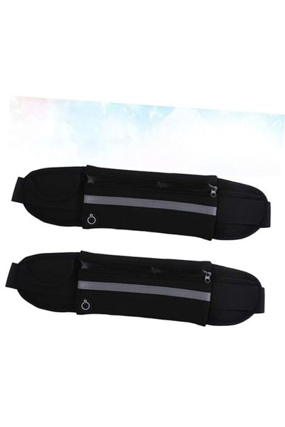Gtech Borseta Alergare/ Sport, Ajustabila, Banda elastica, Impermeabila, Negru