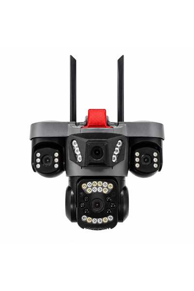 WIFI-814 16MP 4 Kameralı WiFi PTZ Güvenlik Kamerası AI Hareket Takip Gece Görüşlü Hieasy