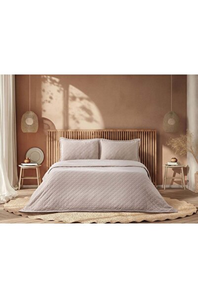 Doqu Home غطاء سرير بوهو شيك سبرينج ميلاس بيج - مقاس مزدوج