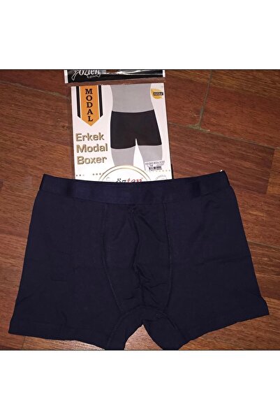 Özten İç Giyim 3 Lü Paket LACİVERT RENK Erkek Modal Likralı Boxer