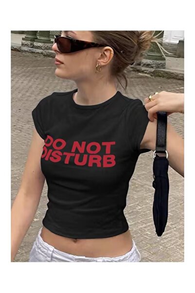 ZAVIXO - Γυναικείο μπλουζάκι casual crop με στάμπα SLIM, μοντέρνος συνδυασμός...