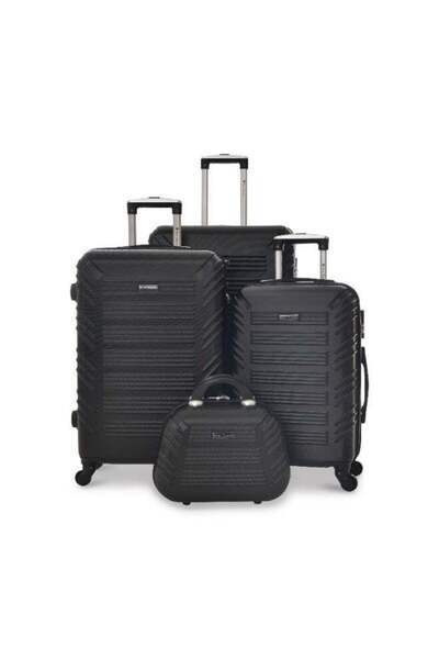 New Travel 4-Piece Trolley Luggage Set, Hard Shell ABS, 360° Spinner Wheels.