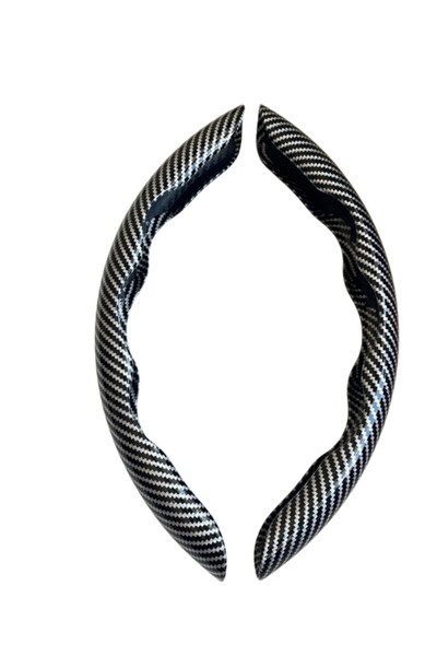 Autokit Karbon Fiber Direksiyon Kılıfı Direksiyon Koruyucu Kılıf