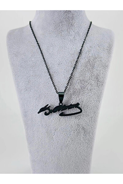 EASERA TİCARET Steel Signature Necklace