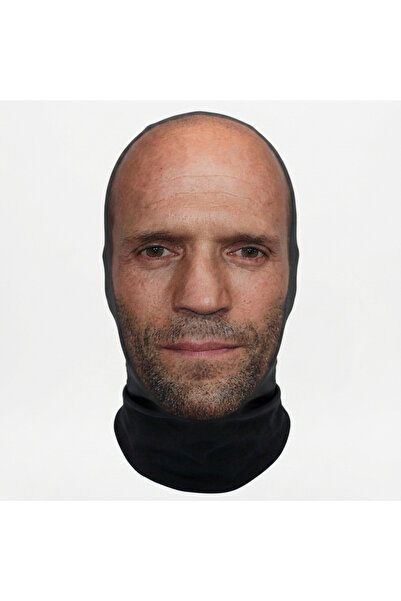 Yansıma Jason Statham Baskılı, Rahat Görüşlü, Yıkanabilir Kumaş Maske – Gerçe...