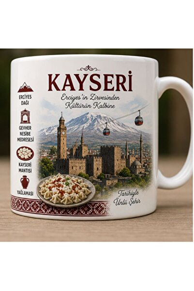 KADOREX DESIGN Turkish Cities Special Design Mug – Collection with Regional C...