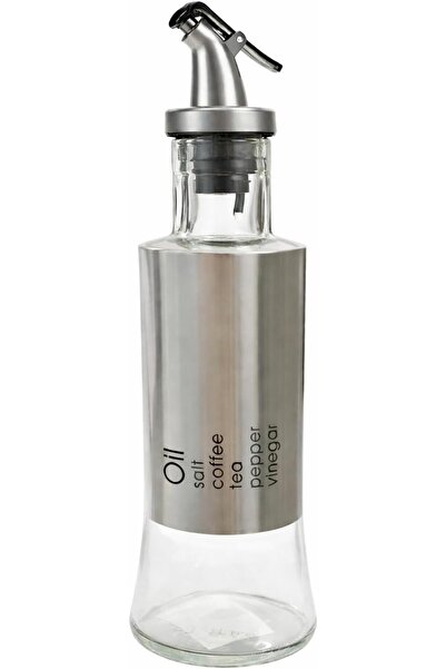 Other Leak-proof Glass & Stainless Steel Oil Dispenser Bottle-(300ml)