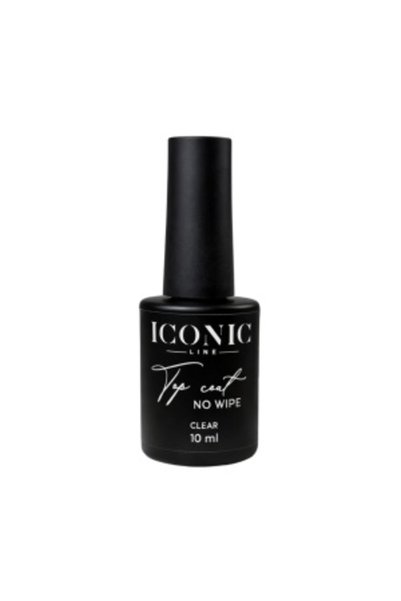 Iconic Line Top Coat No Wipe - Clear - 10 ml