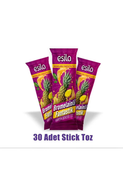 ESİLA Fantastik 30’lu Stick Bromelainli Bitkisel Toz Çay