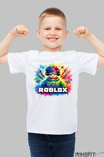 GILDAN Tricou Roblox Gamer Pro Culoare Aurorala