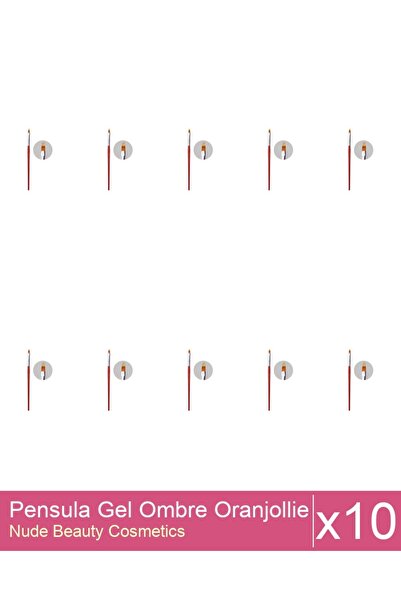 Makeup Set of 10x Oranjollie Ombre Gel Brush
