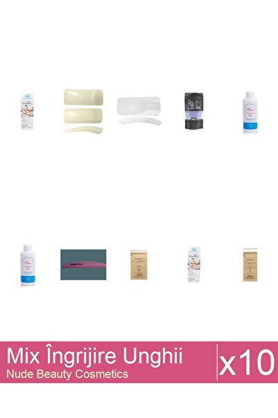 Makeup Set Mix 10 produse Ingrijire Unghii: Pungi sterilizare instrumentar Fa...