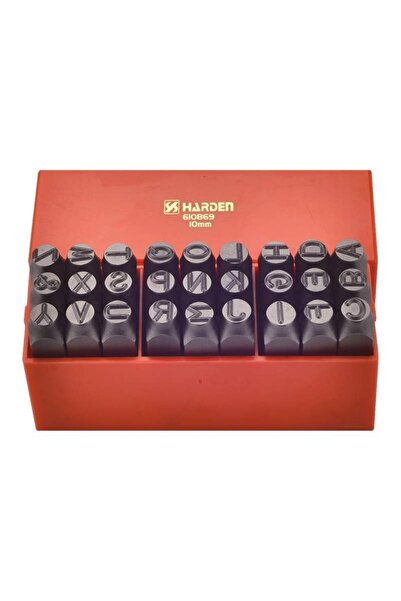 HARDEN Set de 27 de Litere pentru Marcare, Profesional, Harden, Dimensiuni 5 mm