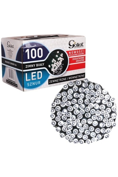 Goliat Set lumini de Crăciun 100 LED-uri, Goliat, Alb rece, 5m, Impermeabil, ...