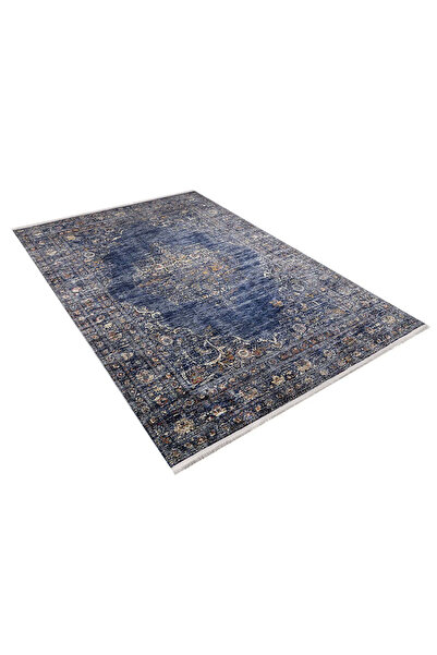 halinet Halı.Net Anthracite Modern Washable Non-Slip Living Room Carpet Haln-...