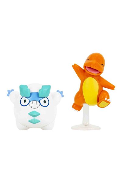 Pokemon Battle Figürler Galarian Darumaka ve Charmander