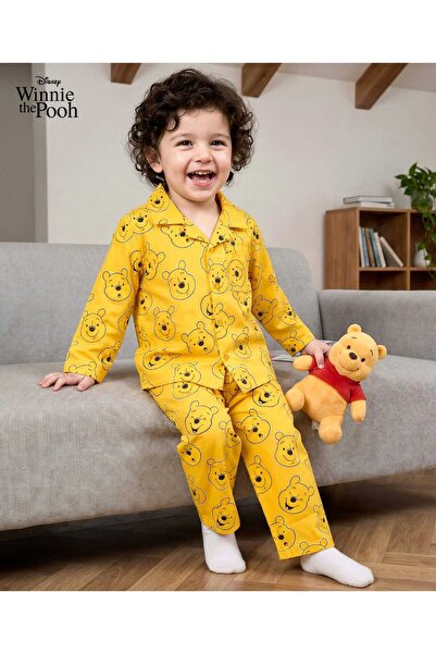 Babyhug Disney Single Jersey Knit Full Sleeves Co-ord Night Suit With Winnie ...
