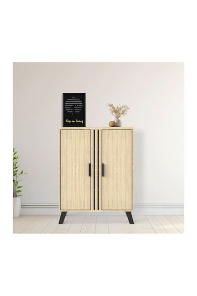 Other Παπουτσοθήκη-ντουλάπι Shoby pakoworld sonoma 70.5x30x91εκ