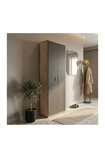 Other Παπουτσοθήκη-Ντουλάπα Racka pakoworld sonoma-ανθρακί 58x34x186εκ