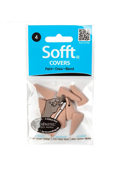 Panpastel Covers Point Set No:4 (Üçgen Spatül Resim Süngerleri) 10 Parça