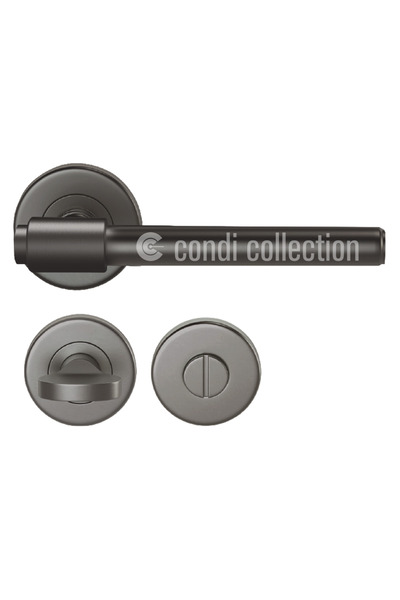 Condi Collection 1911 مقبض باب من الفولاذ المقاوم للصدأ باللون الأسود الثابت