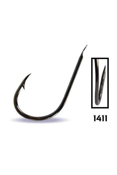 YOUVELLA 1411 Kısa Pala Dövme Çupra İğnesi 100lü Kutu Black Nikel Standart-2