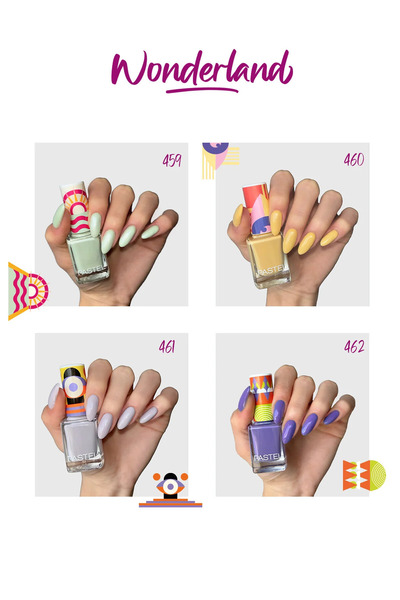 Pastel Wonderland Summer Collection'26 4'lü Oje Set