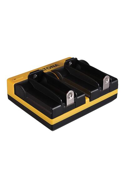 Patona Φορτιστής USB διπλής θέσης για μπαταρίες 18650 ICR18650-26F INR18650F1...