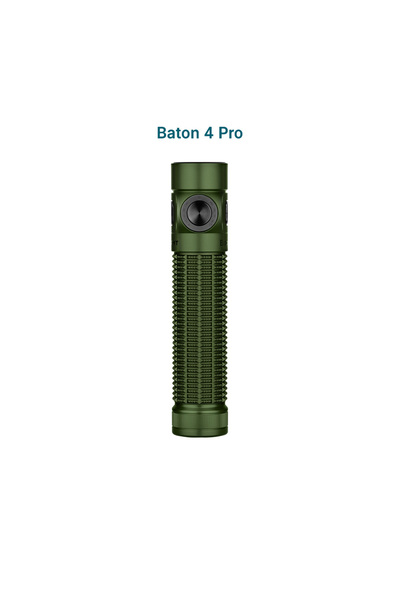 OLİGHT مصباح يدوي Baton 4 Pro (أخضر OD)، 1600 لومن، مدى إضاءة 200 متر، مصباح ...