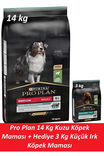 Pro Plan 14 Kg Kuzu Köpek Maması + Hediye 3 Kg Küçük Irk Köpek Maması