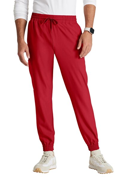 Barco Grey's Anatomy by Evolve Pantaloni medicali jogger pentru bărbați, Roșu...