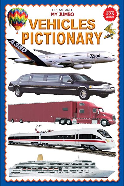 Dreamland Publications My Jumbo Vehicles Pictionary