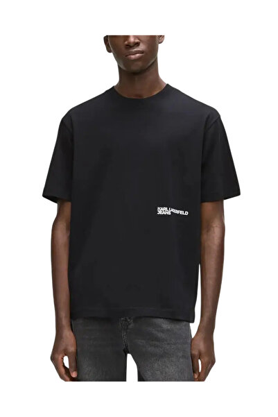 Karl Lagerfeld Ανδρικό T-shirt Μαύρο Jeans B2M17063-999 BLACK