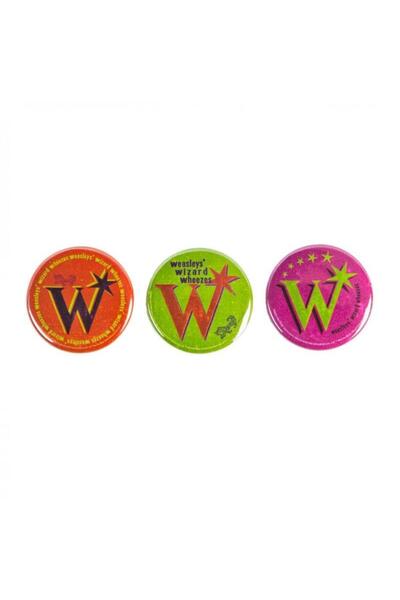 Harry Potter Set 3 Insigne - Weasley, 4 cm