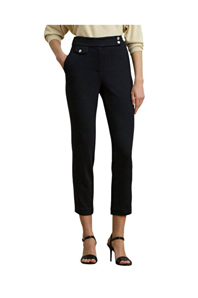 Ralph Lauren Γυναικείο Ponte Παντελόνι Μαύρο 200980023001-Black