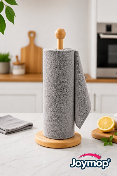 JOYMOP Bamboo Paper Towel Holder – Non-Slip Base, Stylish and Natural Design ...