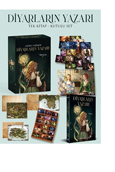 İndigo Kitap Diyarların Yazarı – Wisteria 4 – Ciltli (Kutulu) Adora Yağmur