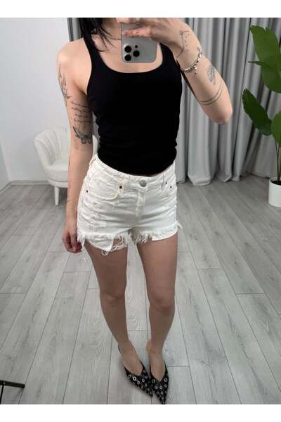 anonim Layla Shorts White